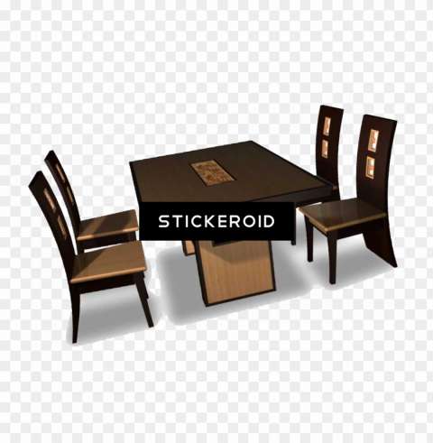 dining table - chair PNG files with clear background collection