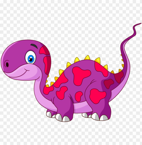 dinosaurs vector watercolor - cute cartoon dinosaur Isolated Element in Transparent PNG