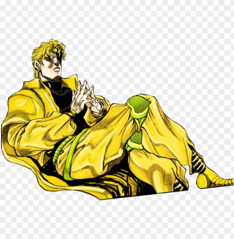 Dio Brando Stardust Crusaders Jojos Bizarre Adventure - Stardust Crusaders Dio Pose PNG Transparent Pictures For Editing