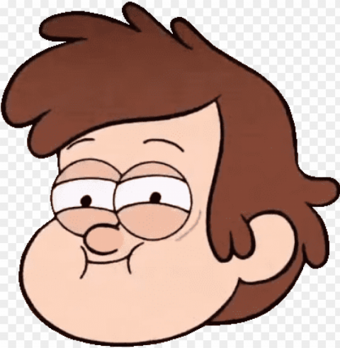 dipper's ugh - dipper pines face PNG images with alpha channel selection