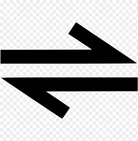 direction bidirectional way twoway path arrow comments - two way arrow ico Isolated PNG Element with Clear Transparency