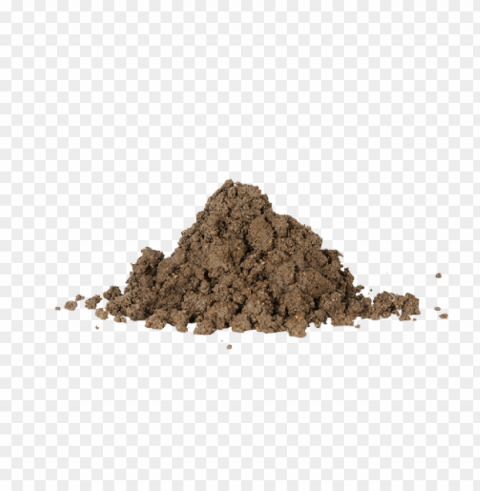 dirt pile Isolated Design Element on Transparent PNG