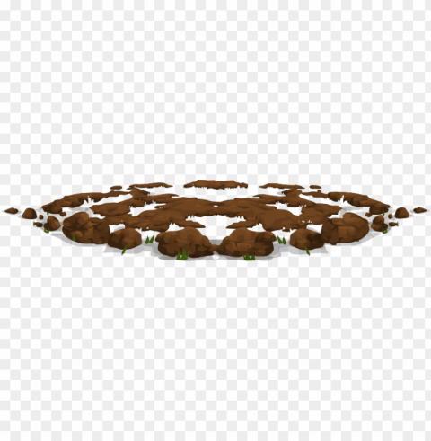 dirt pile Isolated Graphic on Clear PNG