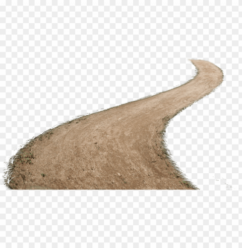 dirt road Isolated Object on Transparent Background in PNG