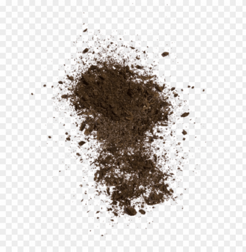 dirt splatter Isolated Illustration on Transparent PNG