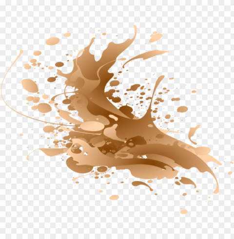 dirt splatter Isolated Item with Transparent Background PNG