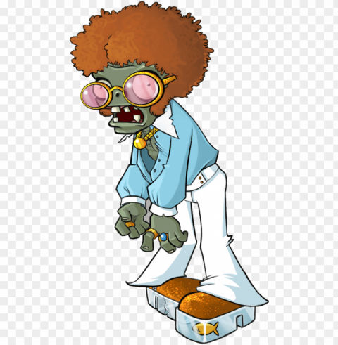 disco zombie - zombies de plants vs zombies PNG transparent graphic