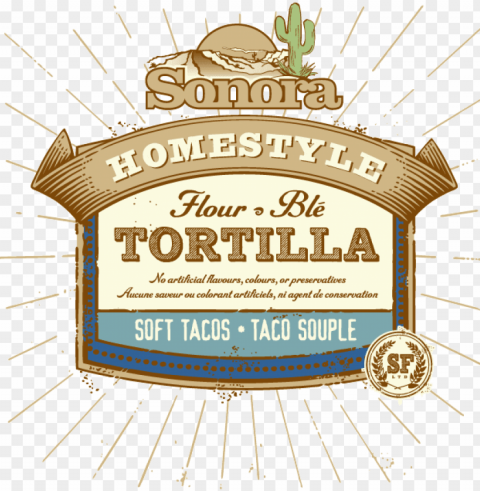 discover new sonora homestyle tortillas at select locations - sonora foods Isolated Item on HighResolution Transparent PNG