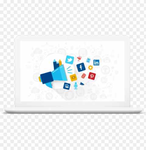 diseño de redes sociales - social media marketing logo icon Isolated PNG Item in HighResolution