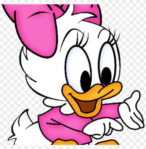 disney and cartoon baby images baby daisy duck - daisy bebe disney Isolated Icon with Clear Background PNG