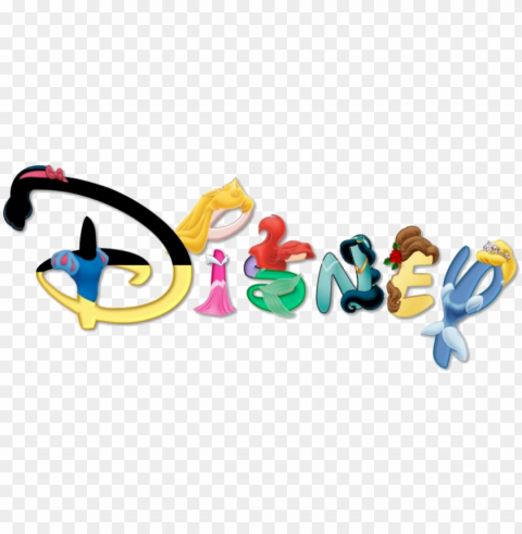disney babies - disney logo with princesses PNG graphics with alpha transparency broad collection