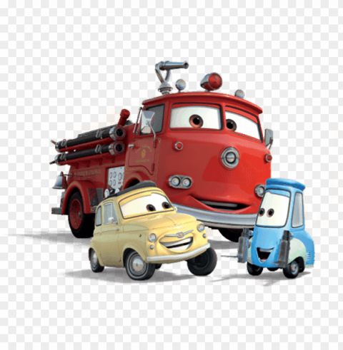 disney cars group - personagens carros da disney Isolated Element on HighQuality Transparent PNG