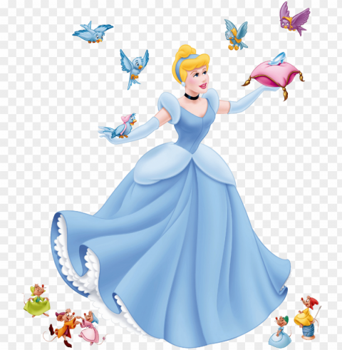 disney cartoon blue bird bkmn clip art library - cinderella characters clipart Isolated Artwork in Transparent PNG Format