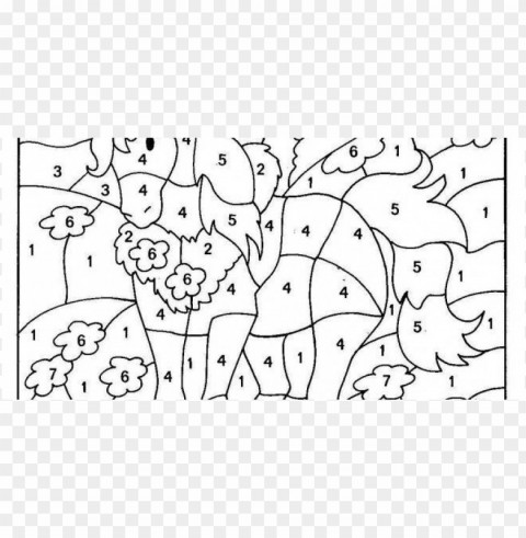 disney color by number coloring pages Free PNG images with transparent layers compilation