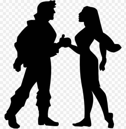 disney couple - disney couples silhouette printables PNG Image with Clear Background Isolation PNG transparent with Clear Background ID 1633e84b