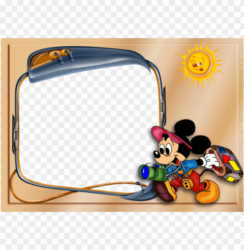 disney frames and borders for kids clipart minnie mouse - mickey mouse border and frame Isolated Element with Transparent PNG Background
