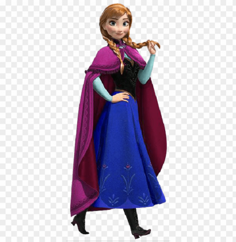 disney frozen anna clipart - personajes de frozen ana Clear Background PNG Isolated Illustration