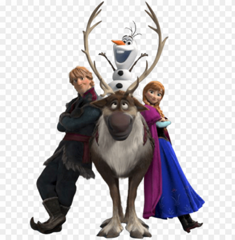 disney frozen cliparts - disney frozen sven and olaf cardboard standu PNG graphics with clear alpha channel collection