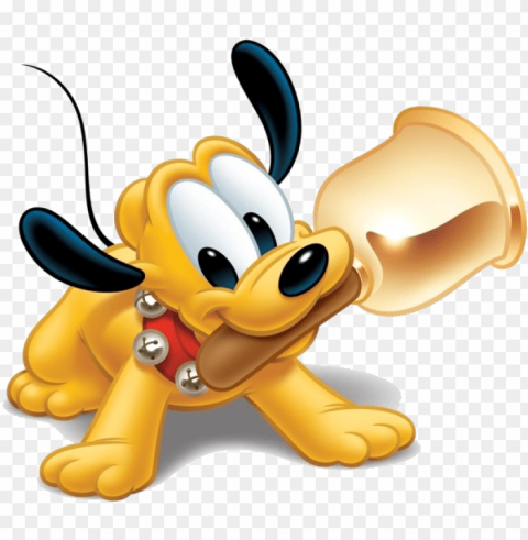 disney pluto the dog cartoon clip art images on a - pluto baby HighQuality Transparent PNG Isolated Object