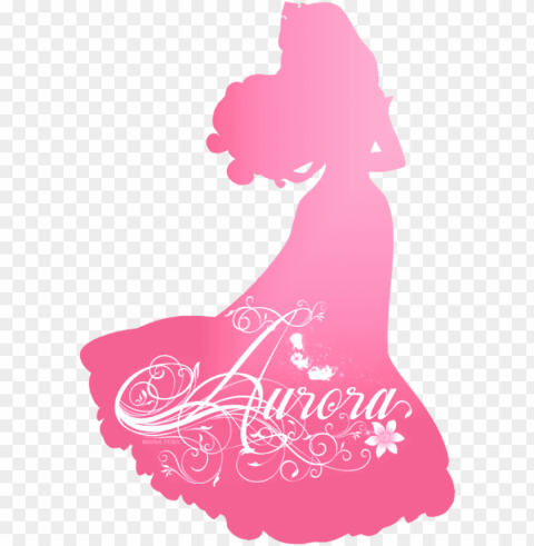 disney princess photo - disney princess silhouette aurora Transparent Background PNG Isolated Icon