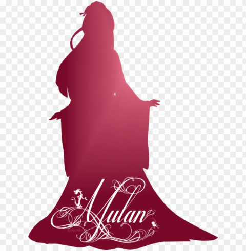 disney princess photo - disney princess silhouette mula Isolated Element with Clear PNG Background