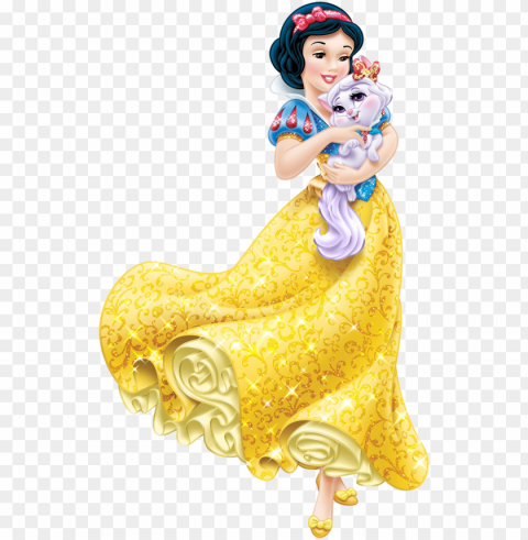 disney princess snow white with little kitten transparent - snow white aurora princess PNG with no cost