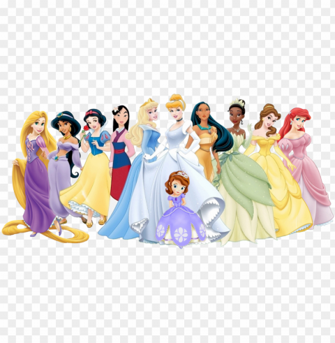 disney princesses clipart disney princess sophia - disney princess years Transparent Background PNG Isolated Illustration PNG transparent with Clear Background ID 0fa64125