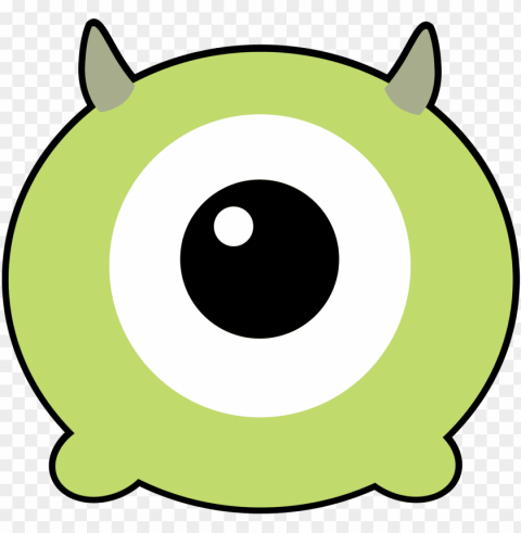 disney tsum tsum mike wazowski PNG graphics with transparent backdrop PNG transparent with Clear Background ID 86f652f7