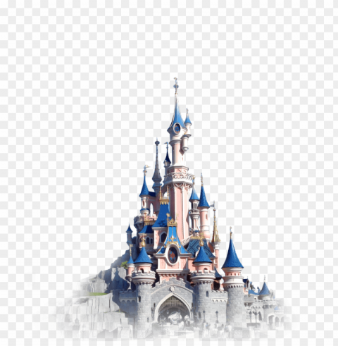 disneyland castle PNG Graphic with Isolated Design