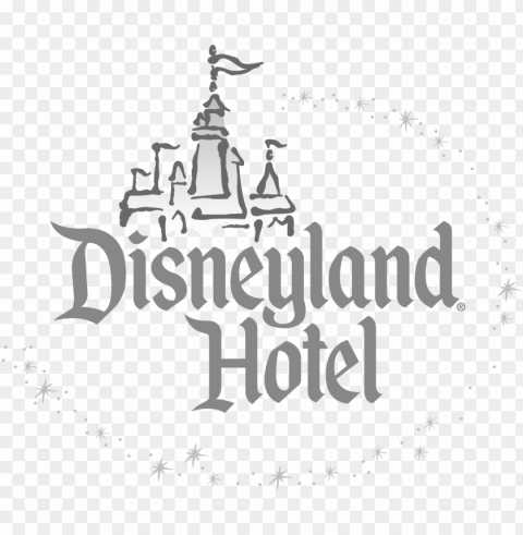 disneyland hotel logo commons Isolated Character with Clear Background PNG