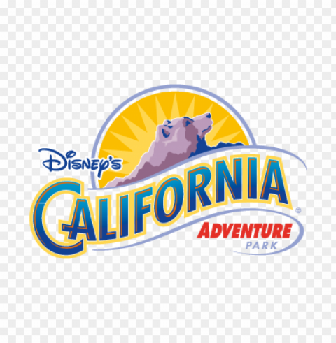 disneys california vector logo Clear Background Isolated PNG Object