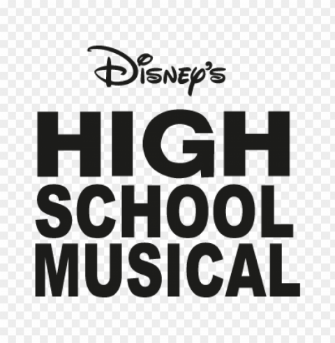 disneys high school musical vector logo HighQuality PNG Isolated Illustration