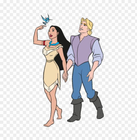 disneys pocahontas vector Isolated Element with Clear PNG Background
