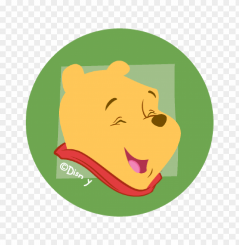 disneys pooh logo vector free download Isolated Icon on Transparent Background PNG