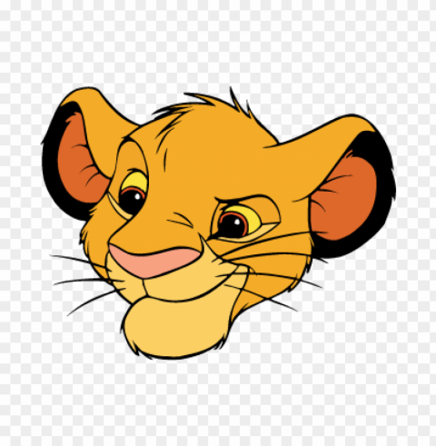 disneys simba logo vector free Isolated Design Element on PNG