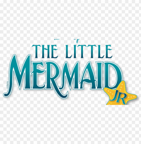 disney's the little mermaid jr by alan menke Isolated Design on Clear Transparent PNG