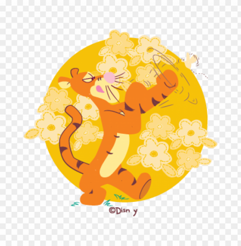 disneys tigger logo vector free Isolated PNG Image with Transparent Background