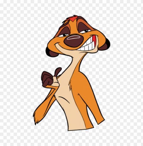 disneys timon vector free Isolated Character on Transparent PNG