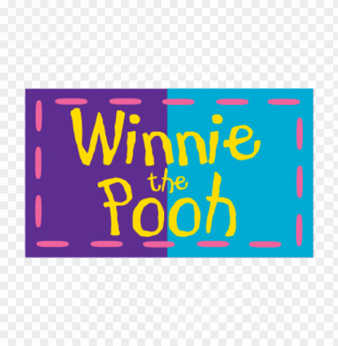disneys winnie the pooh eps logo vector free High-quality PNG images with transparency
