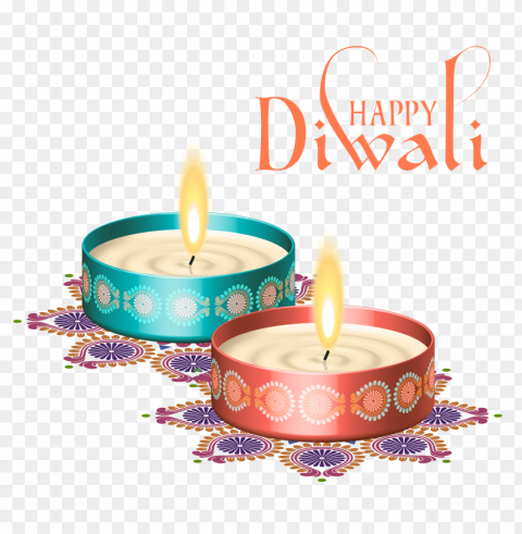 diwali candles ClearCut Background Isolated PNG Graphic Element