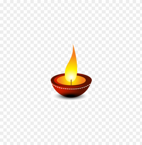 diwali kandil Clear Background Isolated PNG Object
