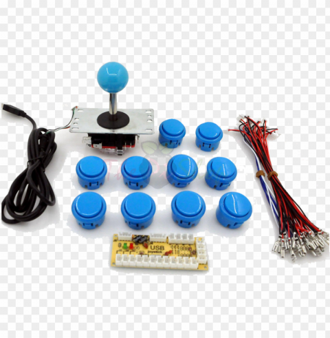 diy arcade kit - joystick PNG images with alpha transparency diverse set