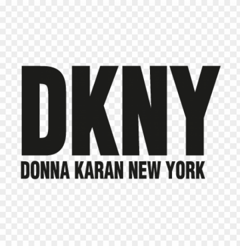 dkny eps vector logo Isolated Design Element in Clear Transparent PNG