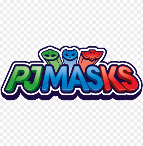 dna partners with entertainment one's pj masks to - pj masks logo PNG Graphic with Isolated Transparency