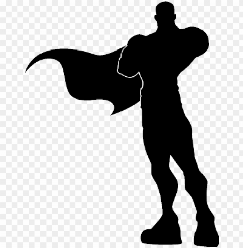do we expect heroes to be born every generation and - superhero silhouette Transparent PNG Isolated Object