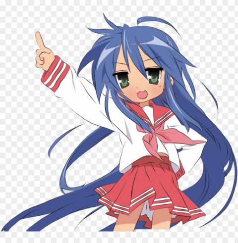 do you want a border - lucky star konata PNG images with no background needed