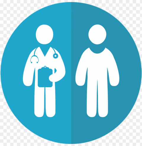 doctor and patient ico PNG images with transparent elements