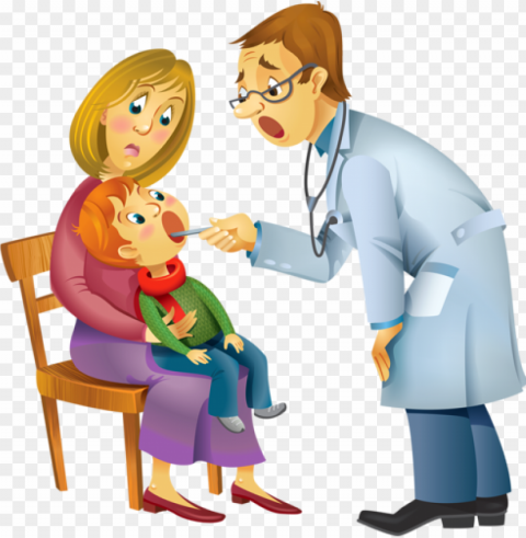 doctor kids and clipart - child and doctor clipart Transparent PNG Isolated Object