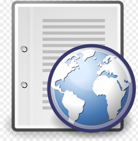 document html web internet public global icon - web server icon Isolated Element on Transparent PNG