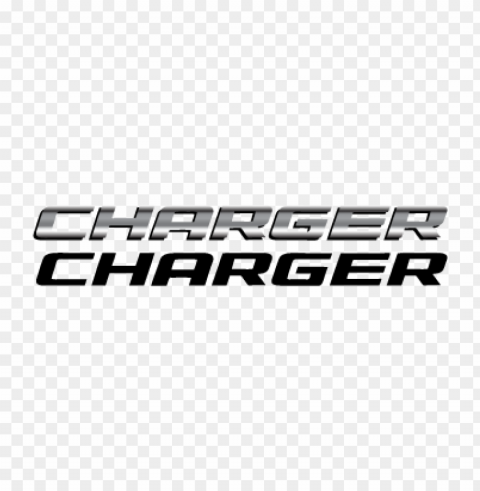 dodge charger auto logo vector Isolated Design Element on Transparent PNG